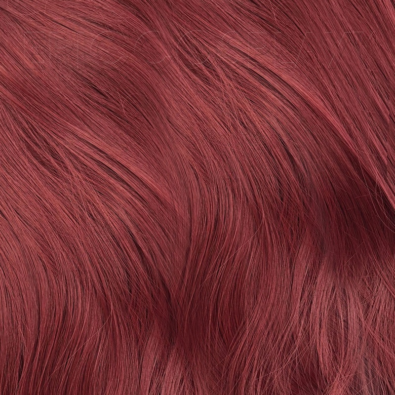 35″ Weft Extension – Burgundy Red