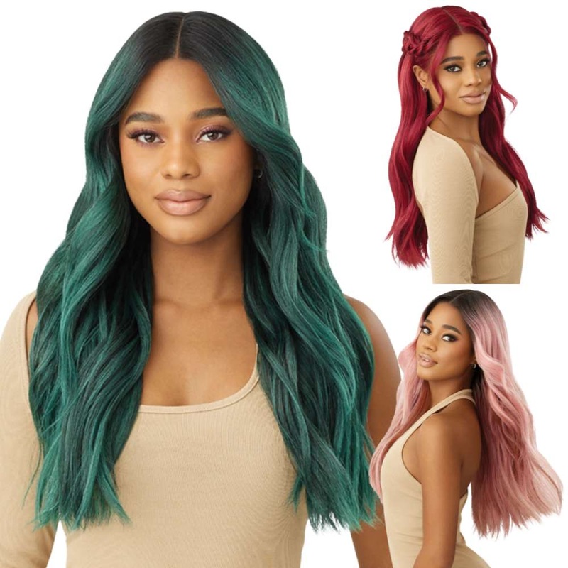 Outre Melted Hairline HD Lace Front Wig – Caroline 1 JET BLACK