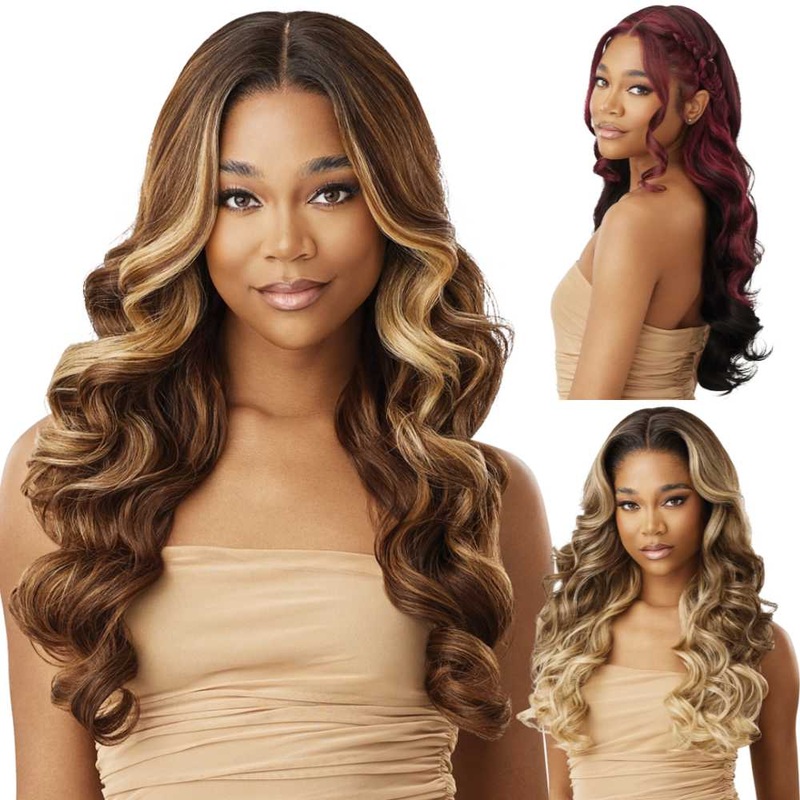 Outre Melted Hairline Synthetic Lace Front Wig – Ivara 1 JET BLACK