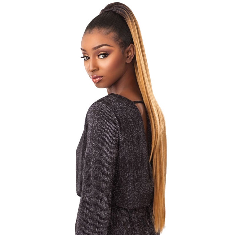 Sensationnel Instant Pony Drawstring SLEEK STRAIGHT 30 18 1