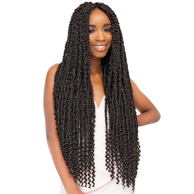 Janet Collection Nala Tress Pre-Looped Crochet Braid – PASSION TWIST BRAID 24″ 1