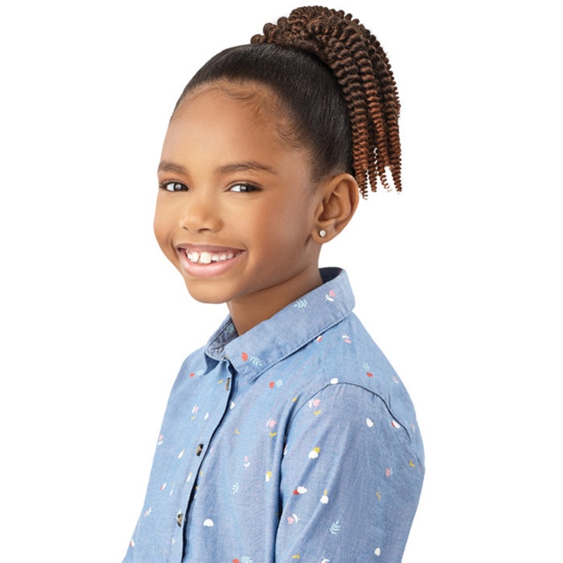 Outre Lil Looks Fluffed Drawstring Ponytail – SPRING TWIST 8″ 1