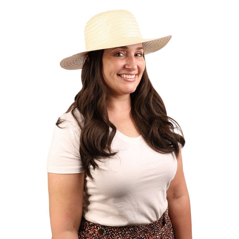 20″ HatFall Wig Dark Brown Open Wefted