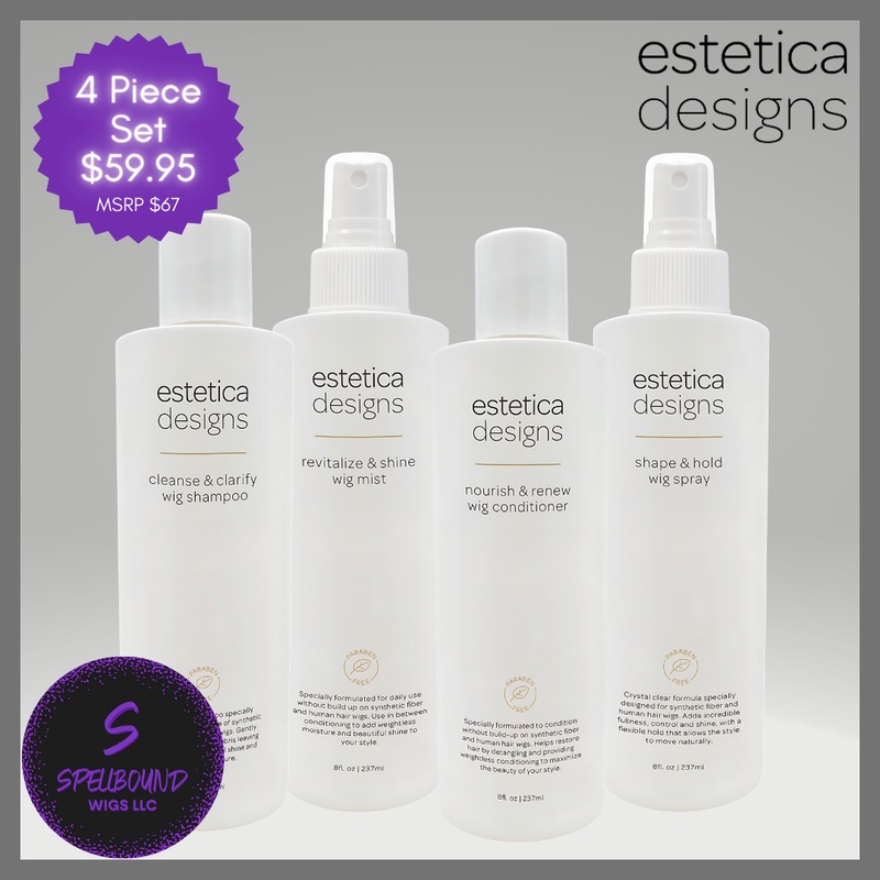 4 Piece Care Kit for Synthetic Fiber and Human Hair – by Estetica Designs