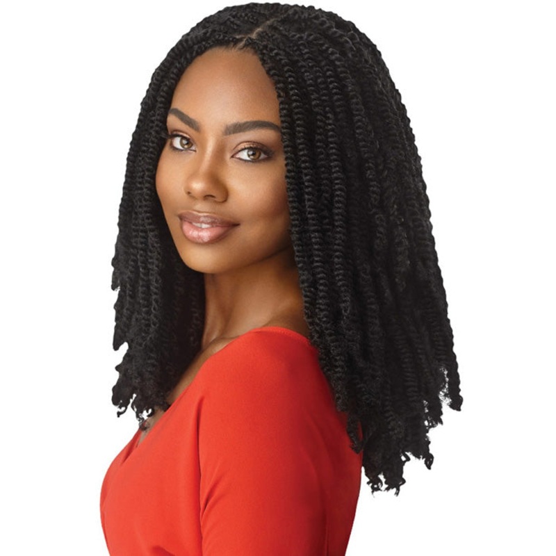 Outre X-Pression Twisted Up Crochet Braid – SPRINGY AFRO TWIST 12″ 1