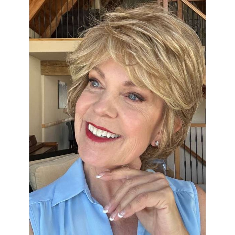 Whitney | Human Hair/ Synthetic Blend Wig ALMOND-BREEZE