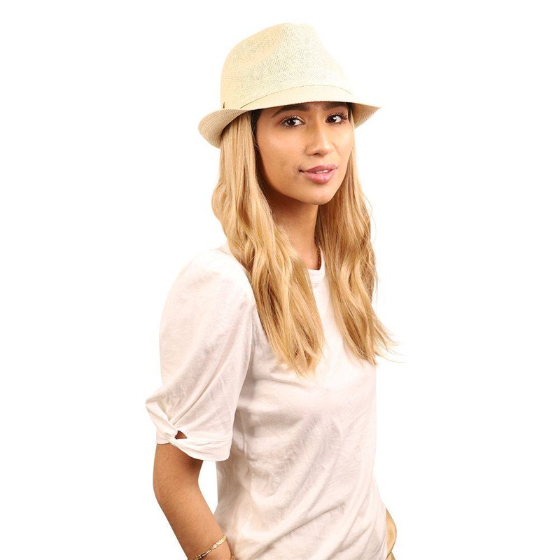 20″ HatFall Wig Golden Blonde Open Wefted