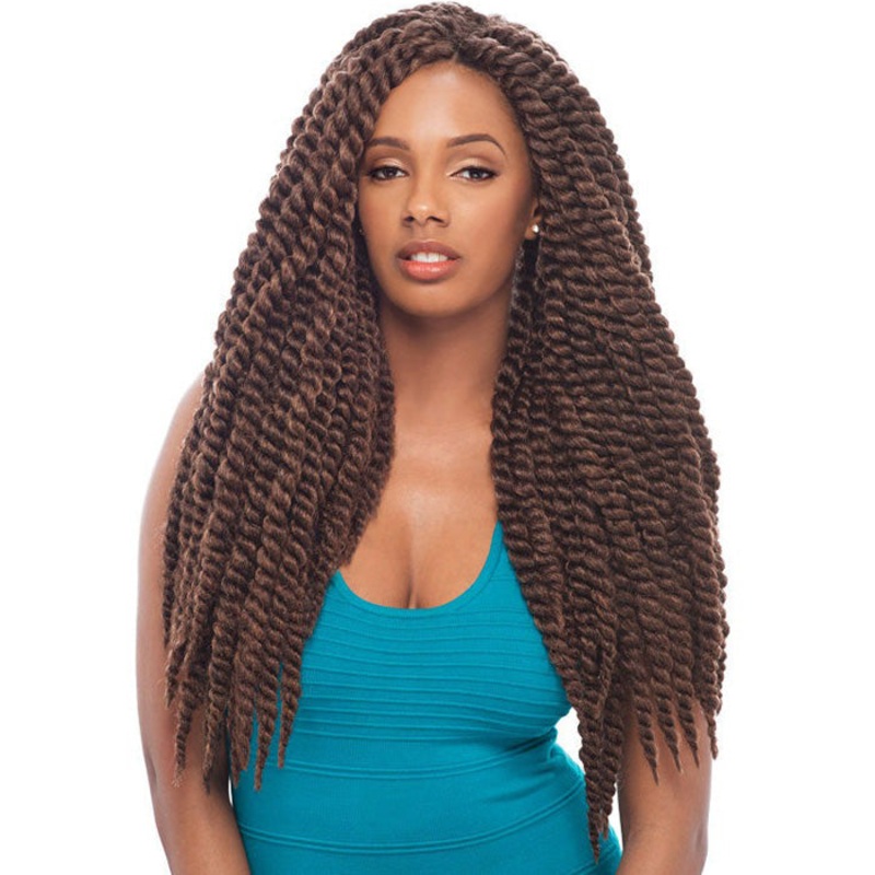 Janet Collection Noir 2X Havana MAMBO TWIST BRAID 24 Inch (2-N-1 Function) 4