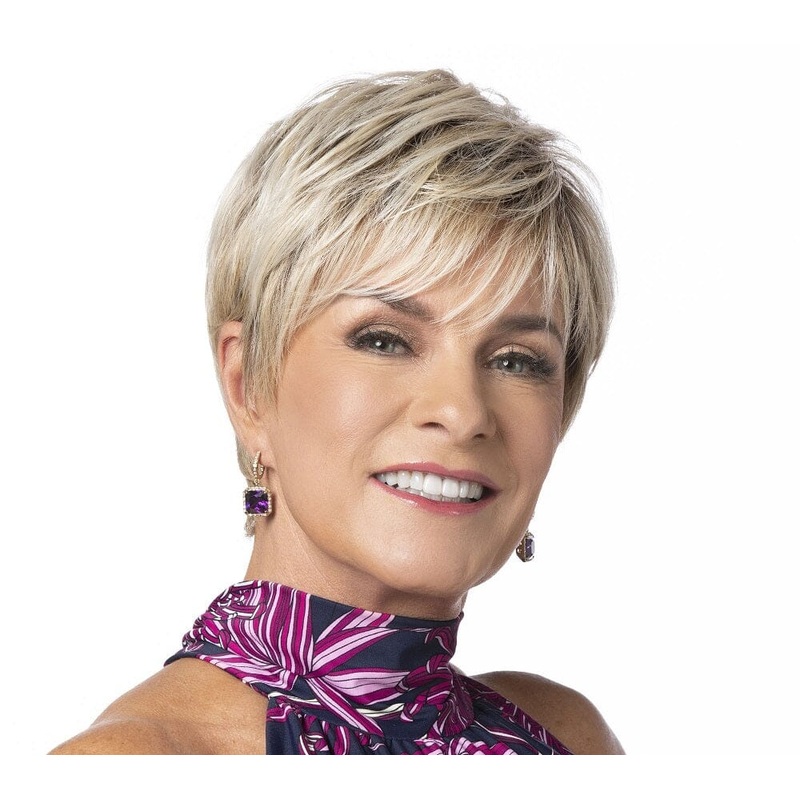 Snazzy Heat Friendly Wig by Toni Brattin (Average Size) Platinum Blonde