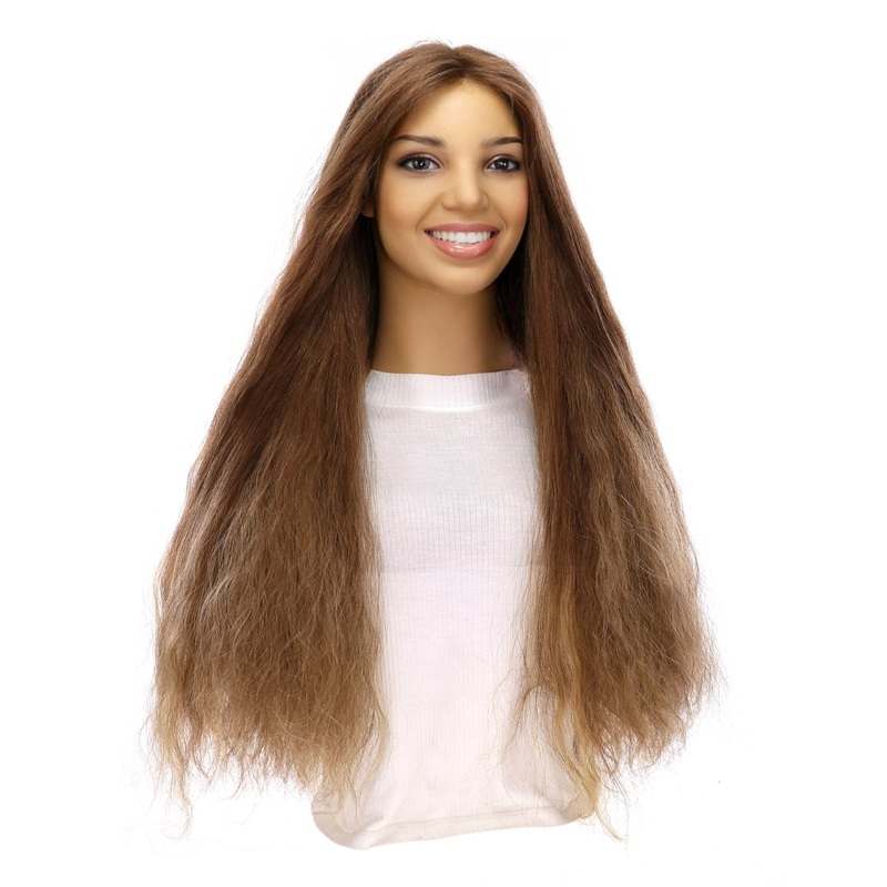 26″ Divine Lace Top Wig Light Brown Babylight Wavy Zig Zag Lace Front