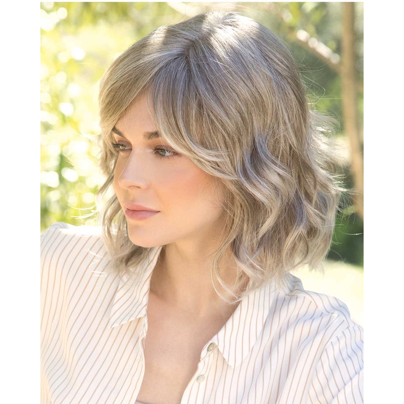 Braylen | Lace Front & Monofilament Synthetic Wig by Amore Auburn Sugar