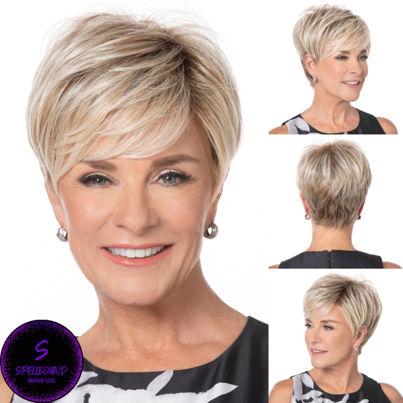 Popular Pixie – Shadow Shade Wigs Collection by Toni Brattin Average Black