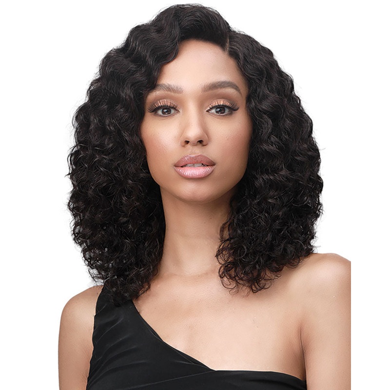Ratih | Lace Front Human Hair Wig by Bobbi Boss Natural
