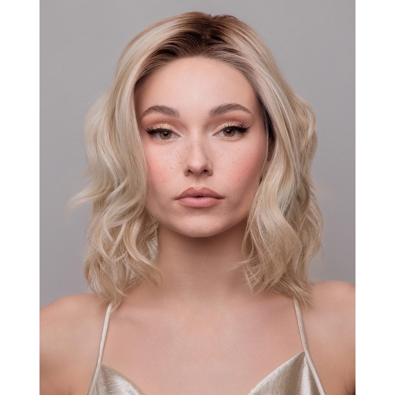 Rohan (Exclusive) | Lace Front & Monofilament Top Synthetic Wig by Amore Cinnamon Frost-R