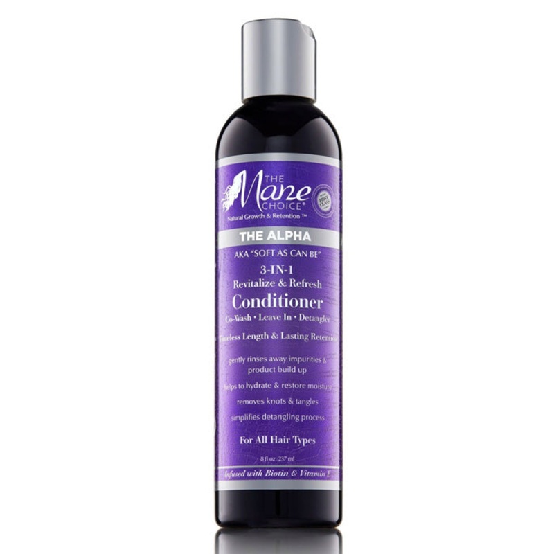 Mane Choice Soft As Can Be Revitalize & Refresh 3-in-1 Co-Wash, Leave In, Detangler 8oz 8zo