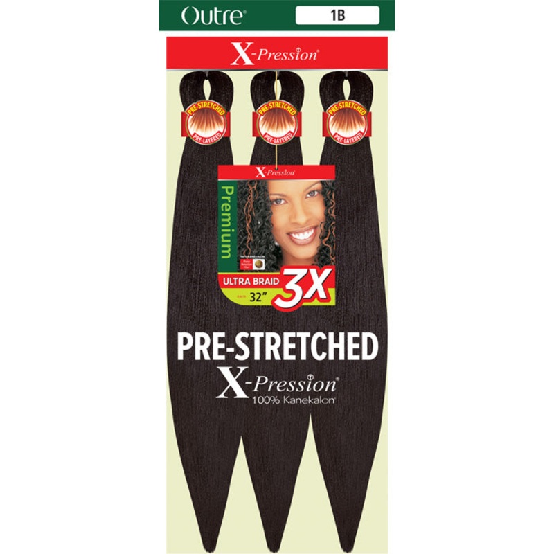 Outre X-Pression Pre-Stretched Braid – ULTRA BRAID 3X 32″ 1