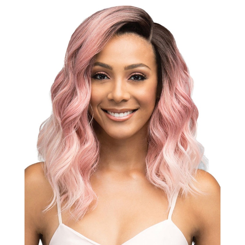 Jaylen | Lace Front Synthetic Wig by Bobbi Boss TT1B/Green