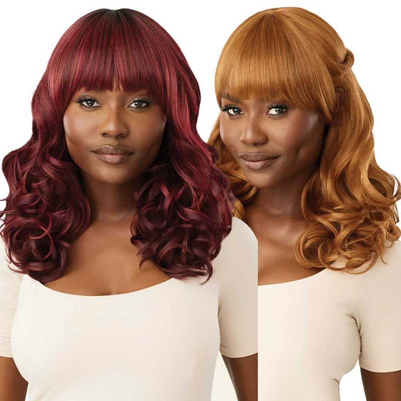 Outre WigPop Synthetic Full Wig – Malina 1 JET BLACK
