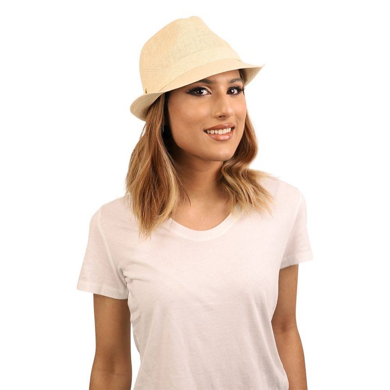 16″ HatFall Wig Light Brown Babylight Open Wefted