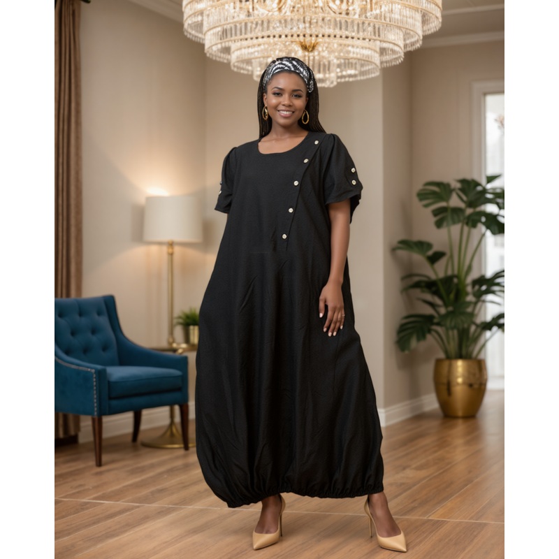 Ananya’s Favorite Long Dress Free Size Black