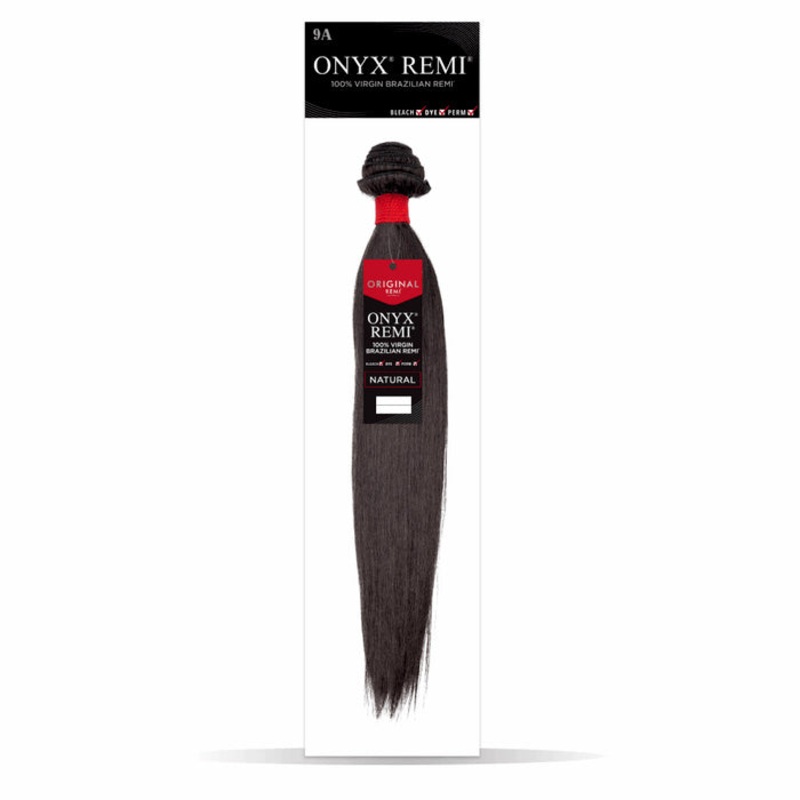 Onyx 9A 100% Brazilian Virgin Remi Human Hair Weave Bundle – STRAIGHT 10″-26″ 10 NATURAL