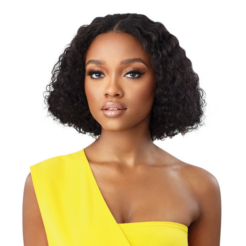 Outre Mytresses Gold Label 100% Unprocessed Human Leave Out Wig – DOMINICAN CURLY 10″ NBLK