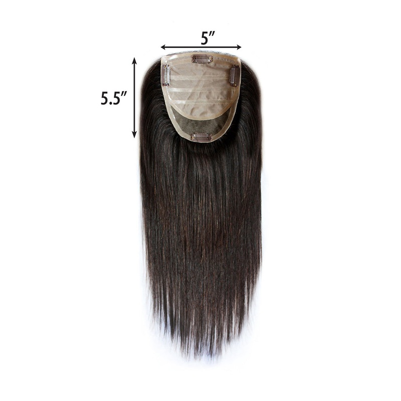 TP Secret | Monofilament Remy Human Hair Topper by Elegante 1