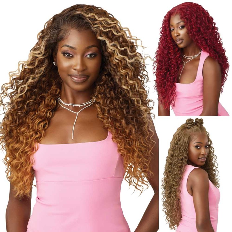 Outre Synthetic Perfect Hairline True Frontal Wig – Peak 703 1 JET BLACK
