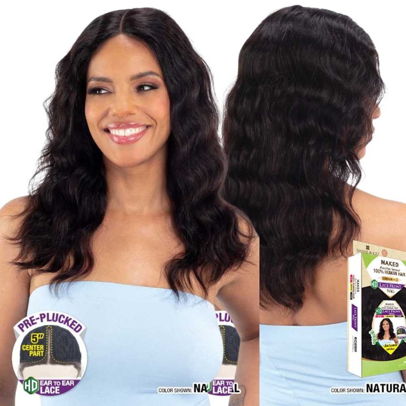 Shake-N-Go Naked Brazilian Natural 100% Human Hair HD Lace Front Wig – Autumn NATURAL
