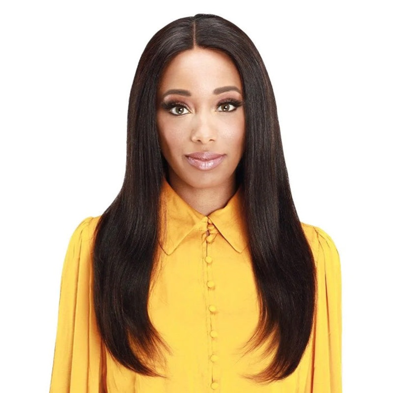 Zury Sis 100% Brazilian Virgin Remy Human Hair 13×4 HD Lace Front Wig – YONA 1B
