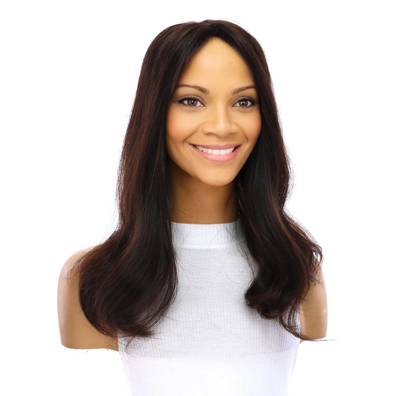 18″ Topaz Lace Top Topper #1B Black 3 x 5″