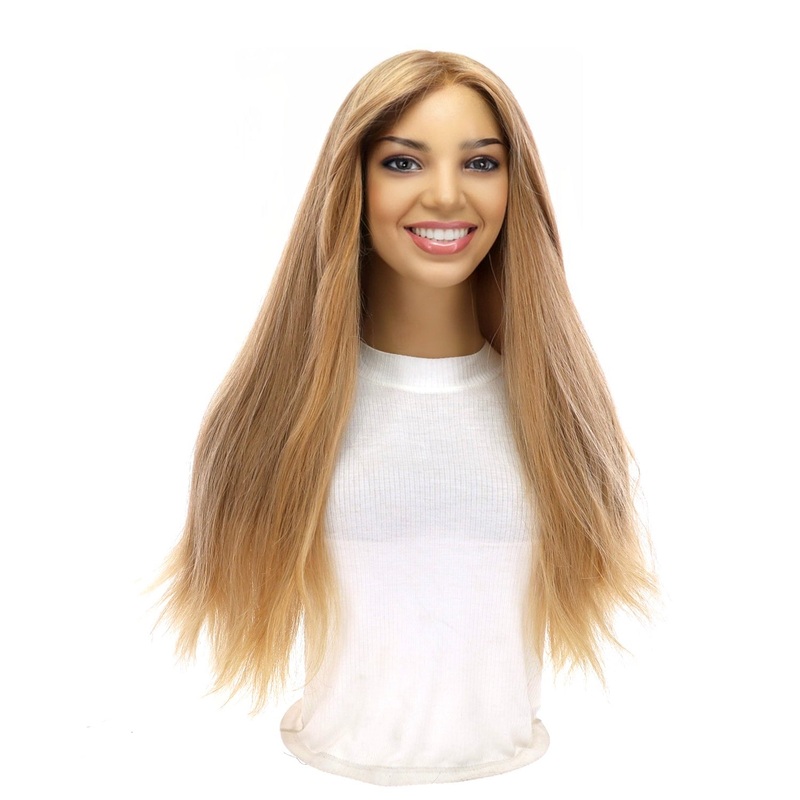 24″ Divine Luxe Lace Top Topper #16 Blonde Zig Zag Lace Front
