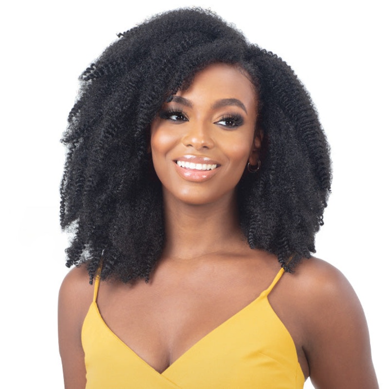 Freetress Pre-Looped Crochet Braid – 3X PRE-FLUFFED POPPIN TWIST 16″ 1
