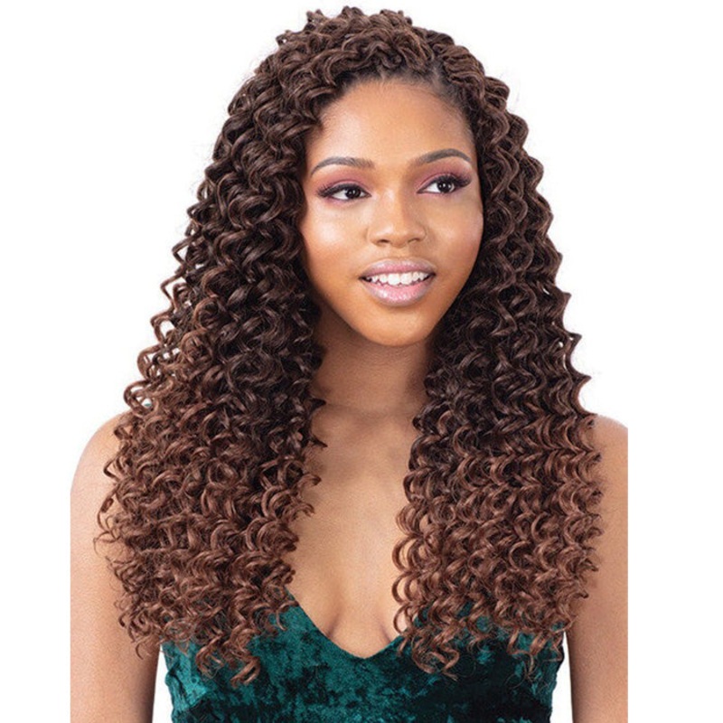 Model Model Glance Crochet Braid 3X DOMINICAN CURL 16″ Inch 1