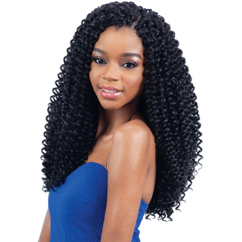 Model Model Glance Crochet Braid 3X WATER CURL 14 Inch 4