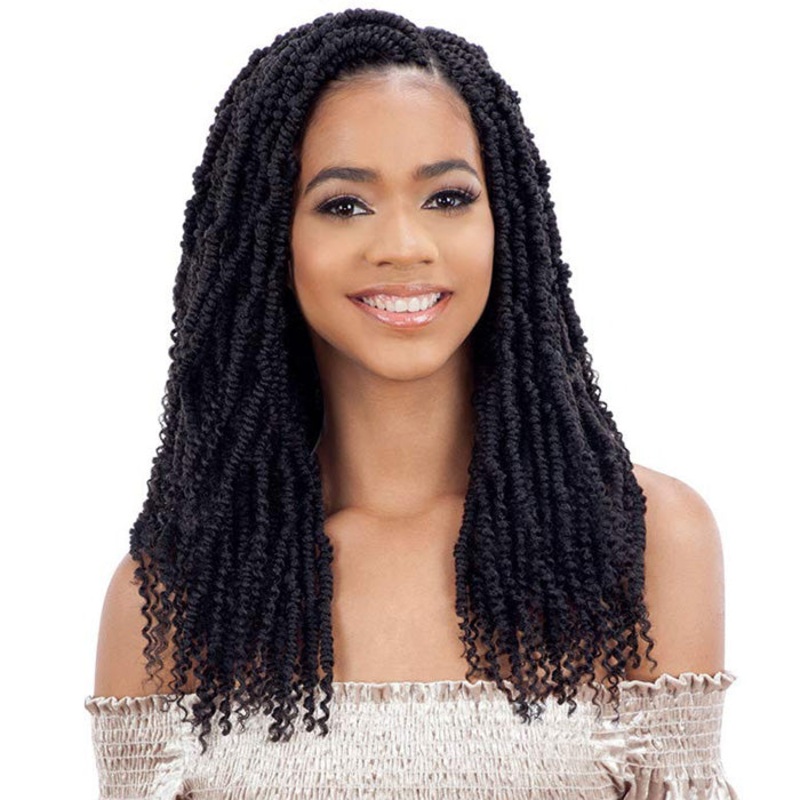 Model Model Glance Pre-Looped Crochet Braid – 2X BOMB TWIST 14″ 1