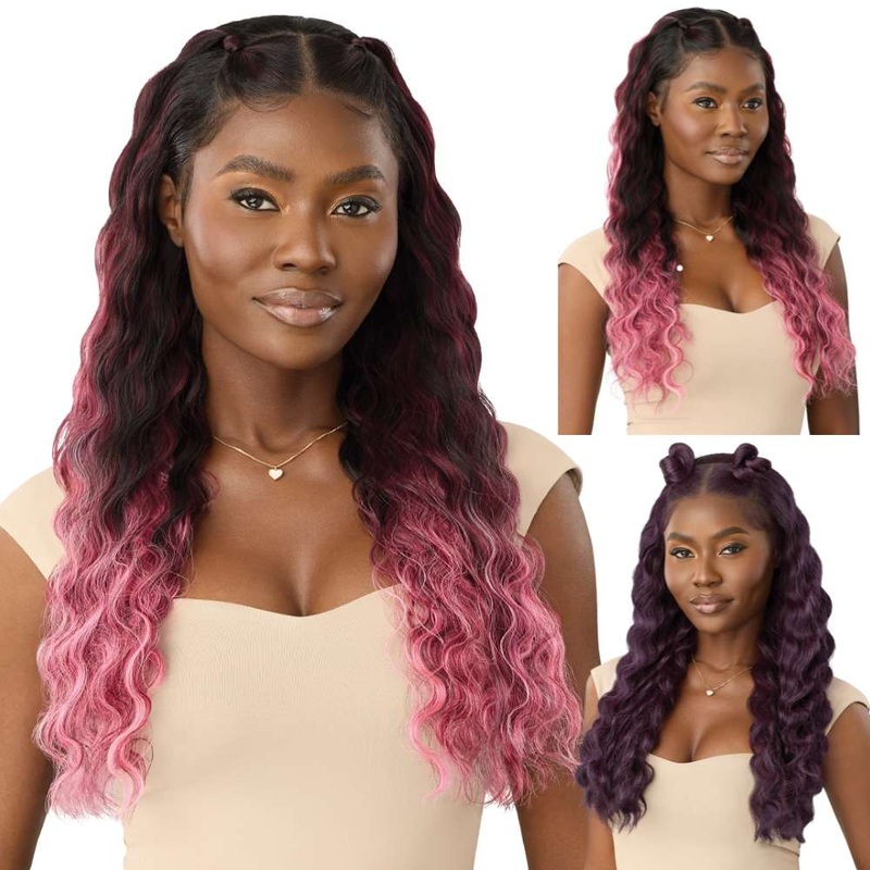 Outre Perfect Hairline 13X6 Lace Frontal Wig – Keziah 1 JET BLACK