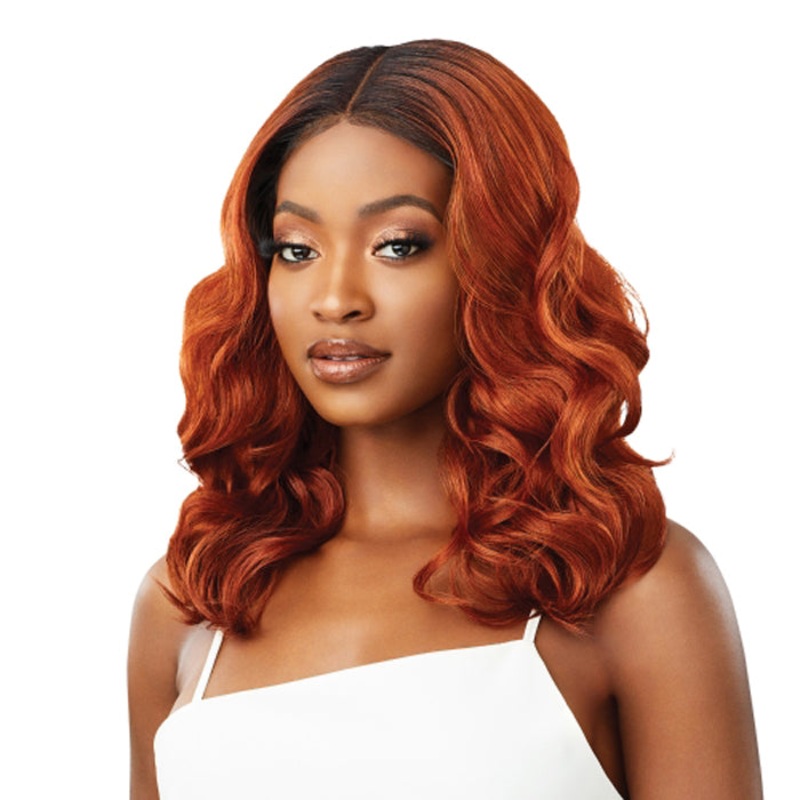 Outre Synthetic LACE FRONT WIG – PERFECT HAIR LINE 13X4 – KIRA DR2/CINWN