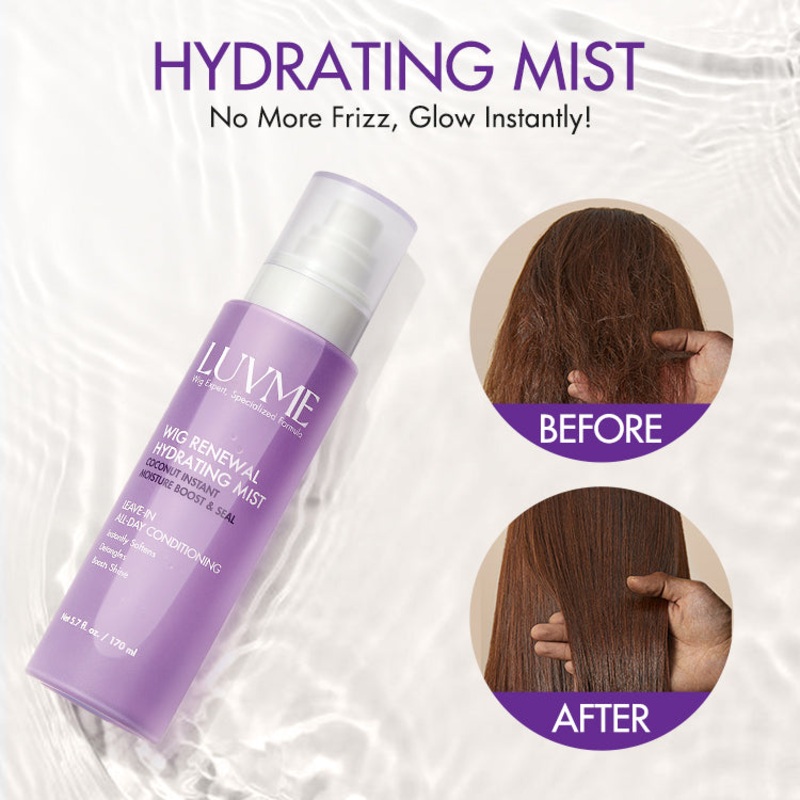 US Only | Wig Renewal Hydrating Mist, Leave-in Conditioning, All-day Hydration | Add-on Item 5.7 fl.oz (Pack of 1)