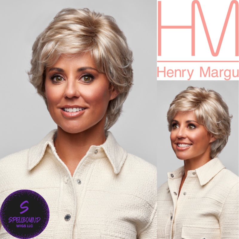Andie – Synthetic Wig Collection by Henry Margu 1BH – Off black with medium dark brown highlights