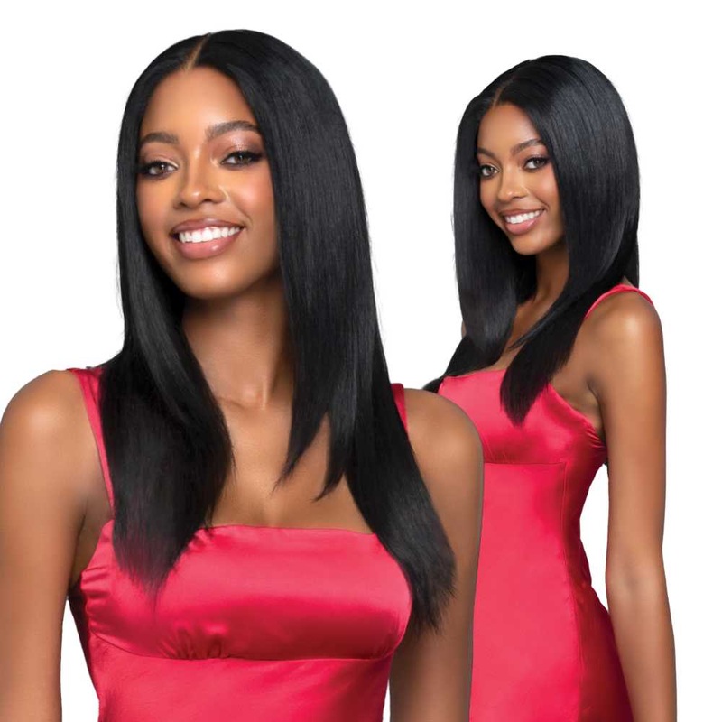 Bobbi Boss 100% Human Hair Boss Lace Wig – MHLF316 4×5 Straight 22″ 1 JET BLACK