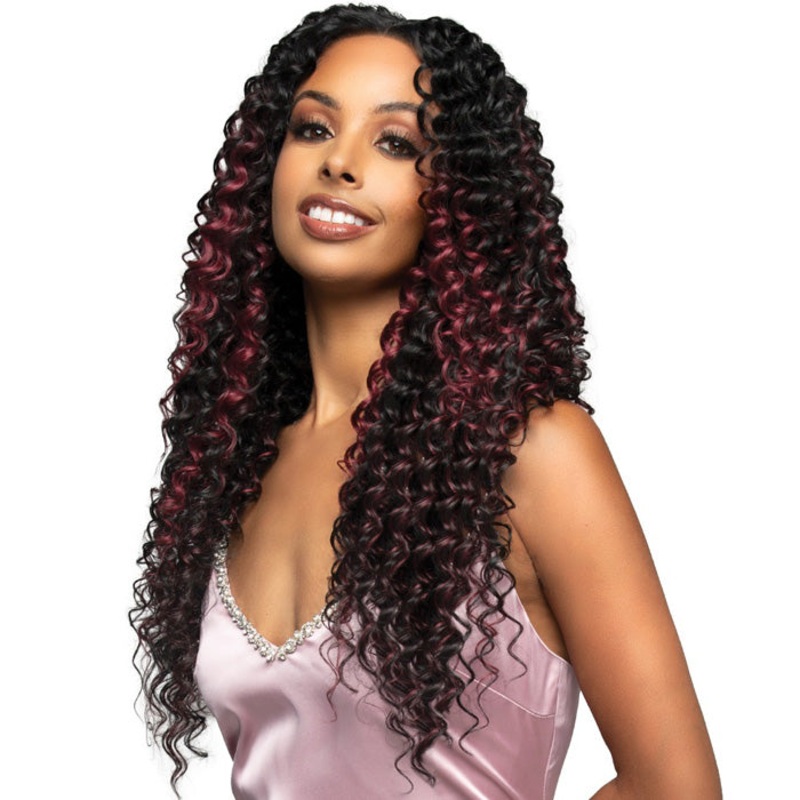BOBBI BOSS MISS ORIGIN CORE ONE PACK 3PCS WEAVE – MO3PDW24 DEEP WAVE (20″/22″/24″) 1