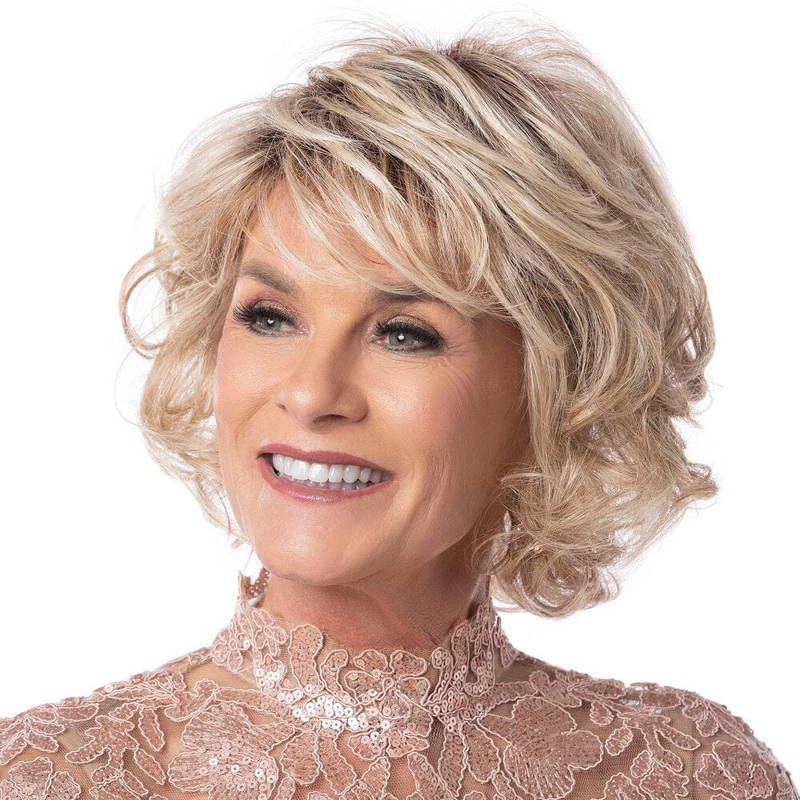 Charming Heat Friendly Wig by Toni Brattin | Large Cap Size Black