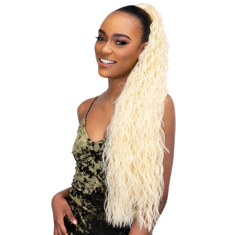 Janet Collection Everytime Noir Drawstring Ponytail – GUAVA D/S 1B