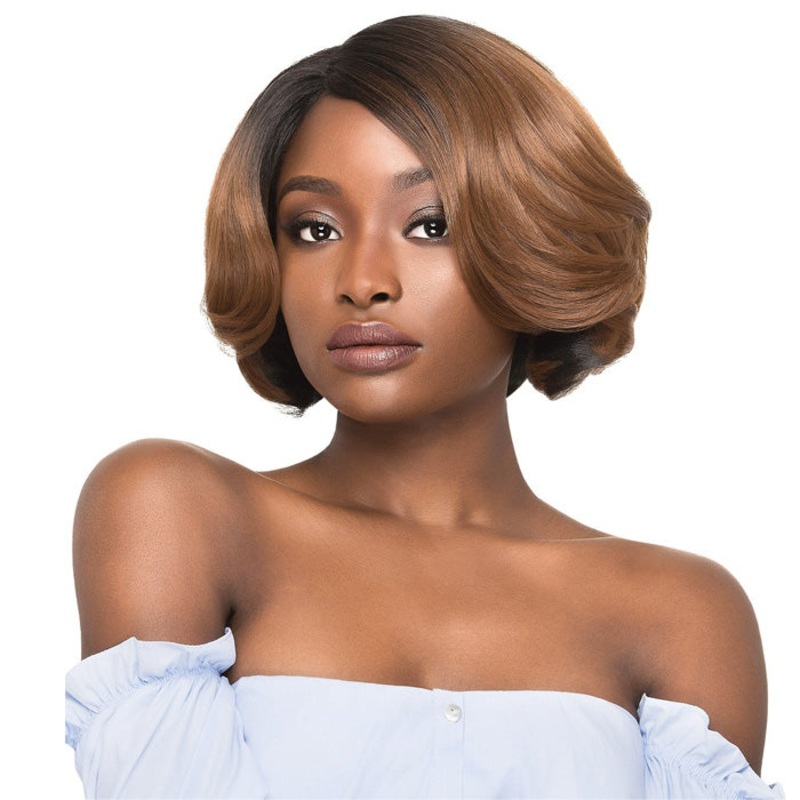Outre Swiss Lace L-Parting Lace Front Wig – ALEXA 1B