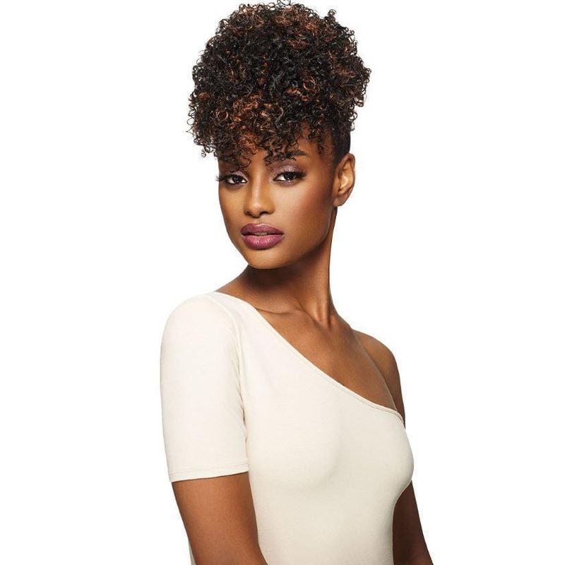 Outre Timeless Pineapple Ponytail – Sweetie 1 JET BLACK