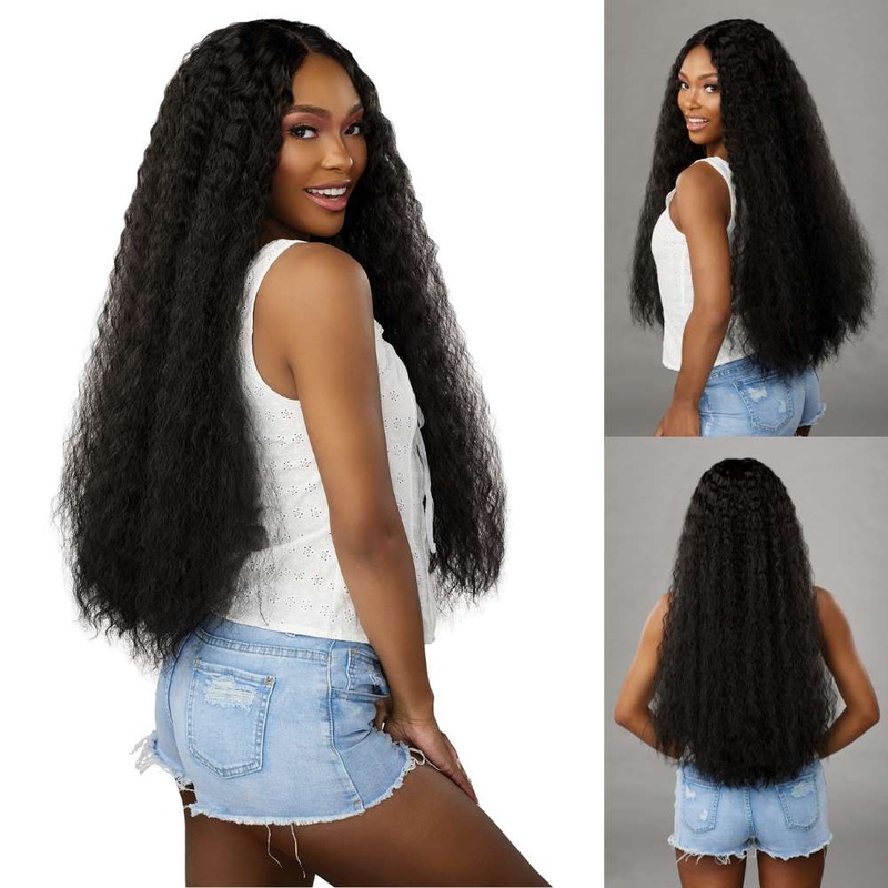 Sensationnel Dashly Synthetic HD Lace Front Wig – Lace Unit 52 1 JET BLACK