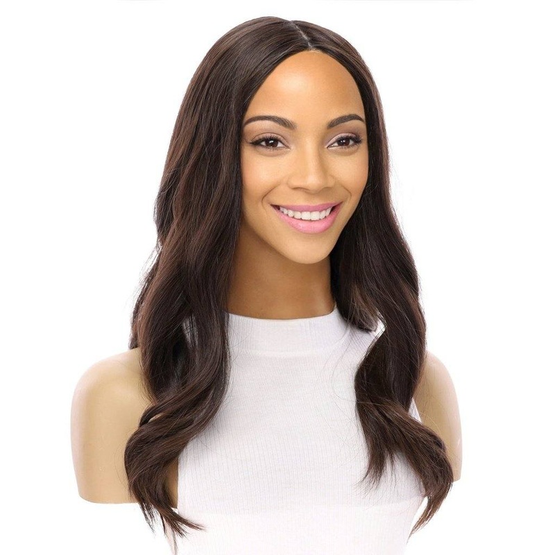 20″ Divine Luxe Lace Top Wig #4 Dark Brown Zig Zag Lace Front