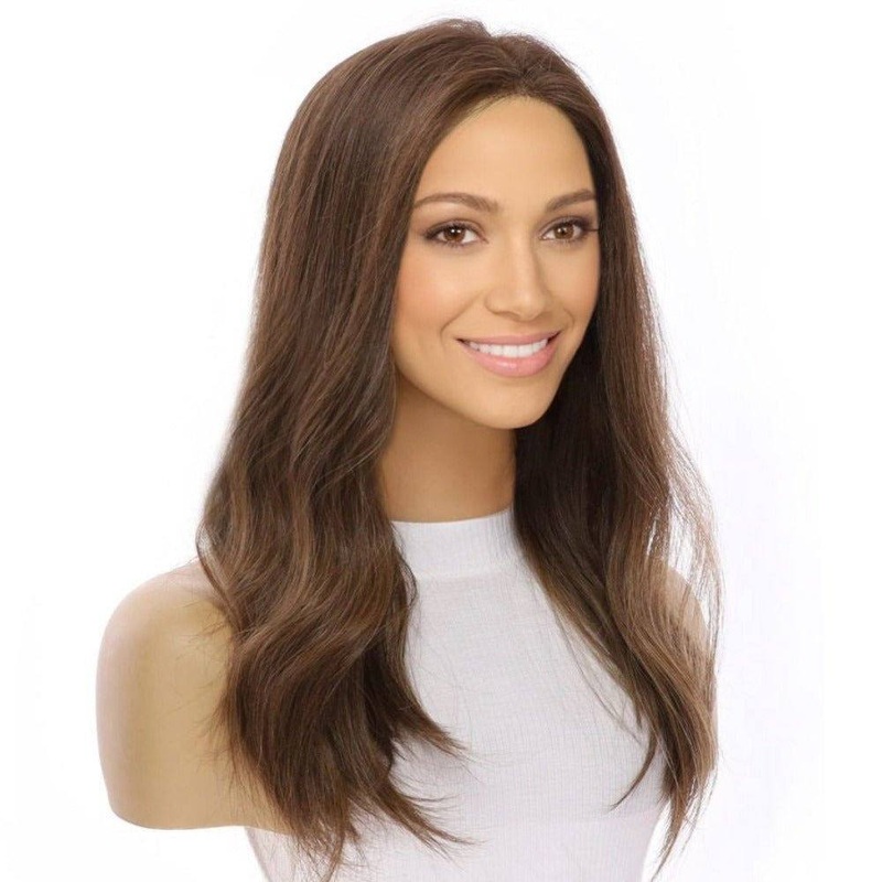 20″ Princess Silk Top Wig Medium Brown Babylight Zig Zag Lace Front