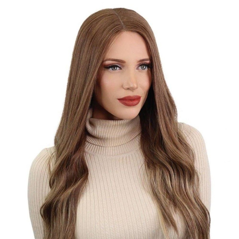 24″ Divine Lace Top Wig Light Brown Babylight Zig Zag Lace Front
